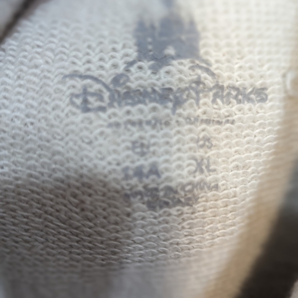 Disney kids Mickey Mouse sweatshirt in cream and black, size XL - Picture 4 of 5